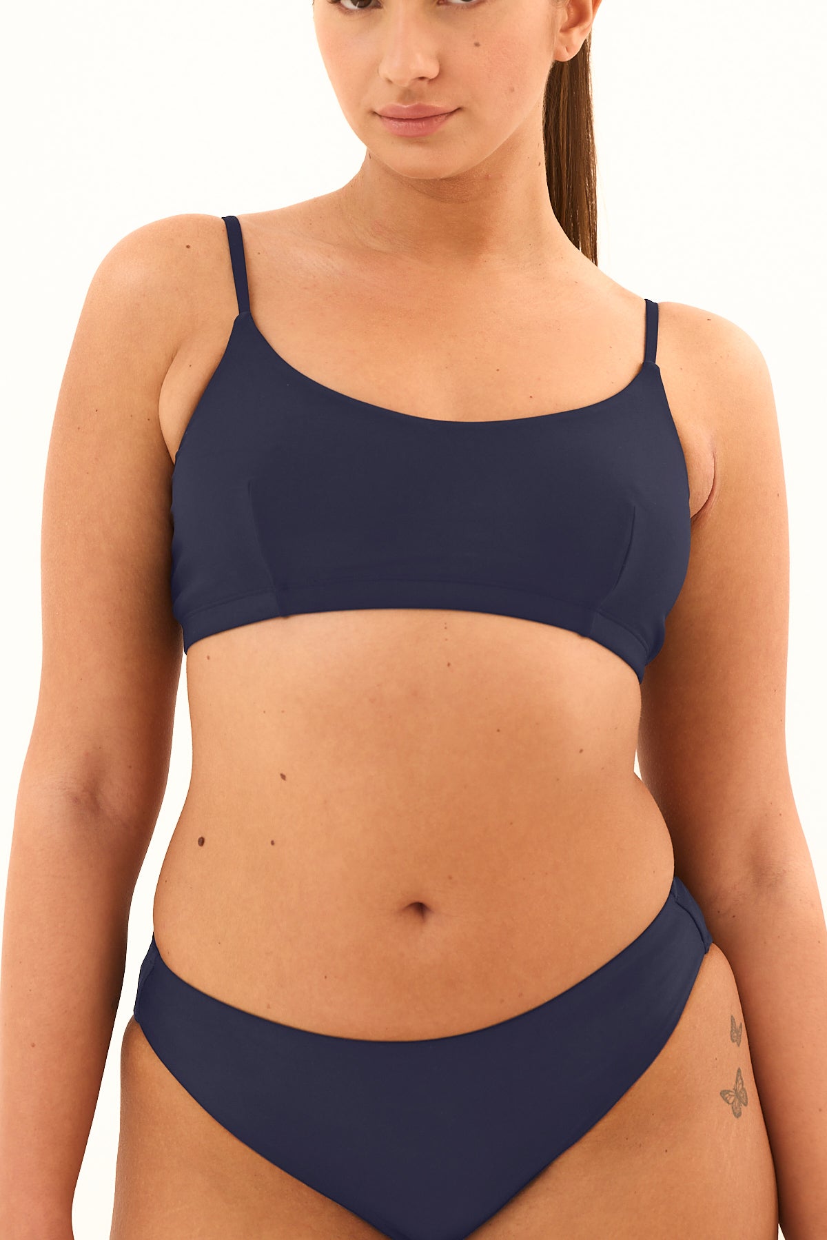 תחתון ביקיני רגל גבוהה כחול Navy blue